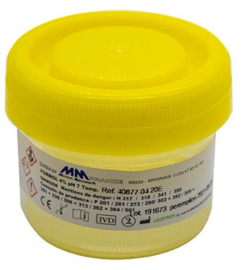 Formol Container FORMOL - FLACONS, POTS, SEAUX PRÉ-REMPLIS • FIXATION & TRANSPORT ...