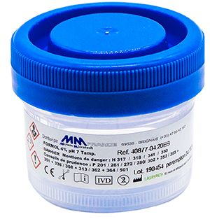 Formol Container FORMOL - FLACONS, POTS, SEAUX PRÉ-REMPLIS • FIXATION & TRANSPORT ...